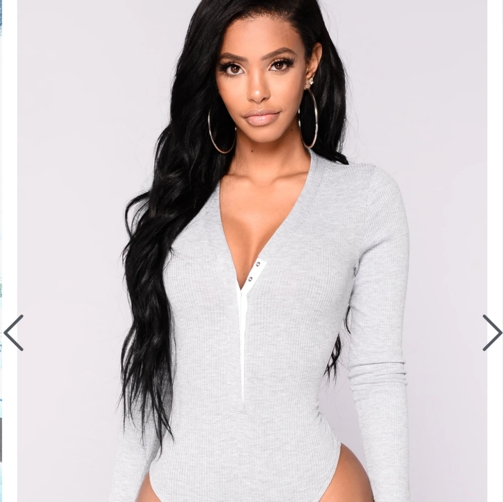 Fashion Nova Long Sleeve Bodysuit